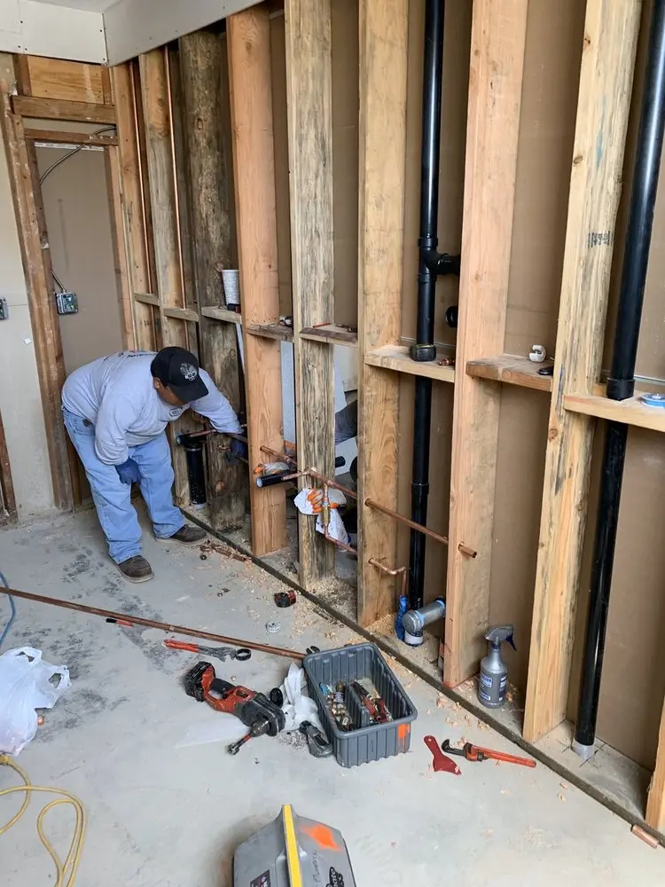 Commercial rough-in plumbing for Gas Line Repair in Pine Ridge